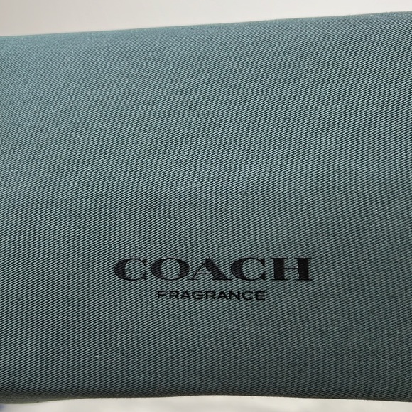 NWT Coach Fragrance Green Toiletry Pouch, Cosmetics Bag, Makeup Bag, Travel Bag - Picture 6 of 12